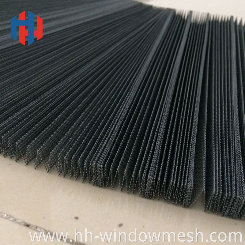 stiff 18*18 waterproof Anti Pollen Dust Proof Waterproof plisse polyester window screen fly pleated mosquito net insect mesh